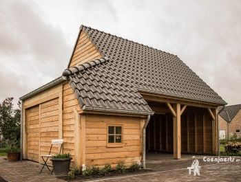 Houten bijgebouwen poolhouse seniorenwoning